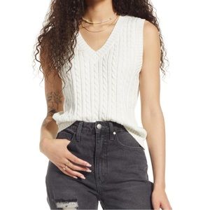 BP Cable Knit Sweater Vest Size XS Nordstrom